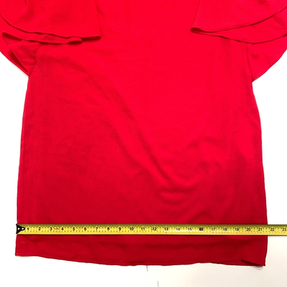 Red Dress w/ Cold Shoulders - Picture 4 of 6